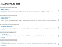 Tablet Screenshot of maxplugins.blogspot.com
