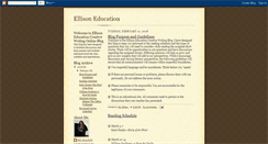 Desktop Screenshot of ellisoneducation.blogspot.com