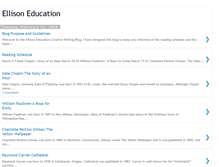Tablet Screenshot of ellisoneducation.blogspot.com