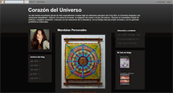 Desktop Screenshot of corazondeluniverso.blogspot.com