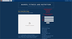 Desktop Screenshot of mandelfitness.blogspot.com