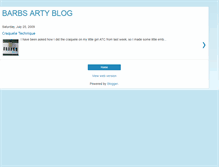 Tablet Screenshot of barbsartyblog.blogspot.com