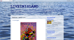 Desktop Screenshot of liveinisland.blogspot.com