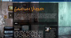 Desktop Screenshot of gaudiumvivendi.blogspot.com