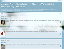 Tablet Screenshot of on-neurostim.blogspot.com