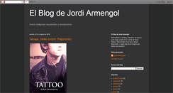 Desktop Screenshot of elblogdejordiarmengol.blogspot.com