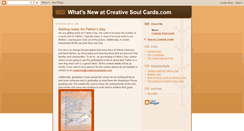 Desktop Screenshot of creativesoulcards.blogspot.com