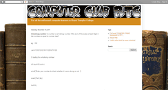 Desktop Screenshot of computerclubrtc.blogspot.com