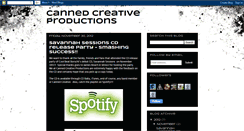 Desktop Screenshot of cannedcreativeproductions.blogspot.com