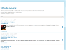 Tablet Screenshot of claudiamaral.blogspot.com