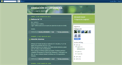 Desktop Screenshot of escuelaenfermeria-educacion.blogspot.com