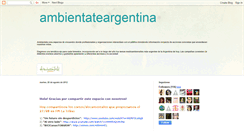 Desktop Screenshot of ambientateargentina.blogspot.com
