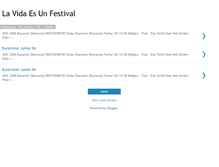 Tablet Screenshot of lavidaesunfestival.blogspot.com