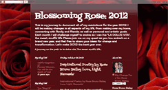 Desktop Screenshot of blossomingrose2012.blogspot.com