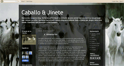 Desktop Screenshot of caballoyjinete.blogspot.com