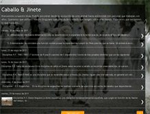 Tablet Screenshot of caballoyjinete.blogspot.com