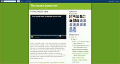 Desktop Screenshot of crankycopywriter.blogspot.com