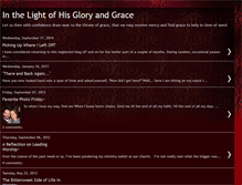 Tablet Screenshot of gloriousgrace.blogspot.com