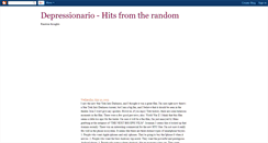 Desktop Screenshot of depressionario.blogspot.com