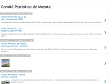 Tablet Screenshot of comitedemozotal.blogspot.com