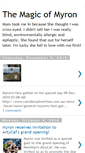 Mobile Screenshot of magicofmyron.blogspot.com