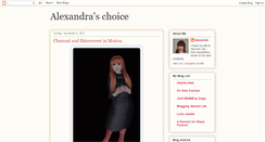Desktop Screenshot of alexandraschoice.blogspot.com
