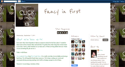 Desktop Screenshot of fancyinfirst.blogspot.com