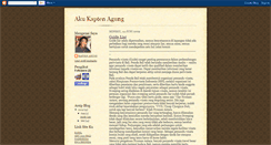 Desktop Screenshot of kaptenagung.blogspot.com