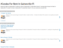 Tablet Screenshot of condosforrentingainesvillefl.blogspot.com