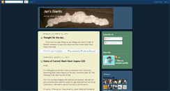 Desktop Screenshot of jansgiants.blogspot.com