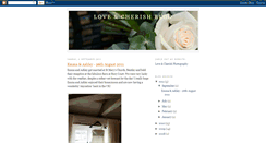 Desktop Screenshot of loveandcherishphotography.blogspot.com