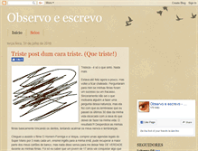 Tablet Screenshot of observoeescrevo.blogspot.com