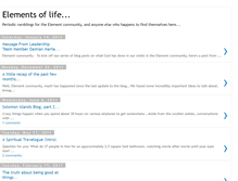 Tablet Screenshot of elementcharlotte.blogspot.com