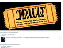 Tablet Screenshot of cinemablaze.blogspot.com