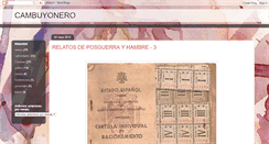 Desktop Screenshot of cambuyonero.blogspot.com