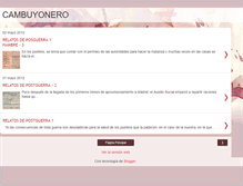 Tablet Screenshot of cambuyonero.blogspot.com