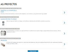 Tablet Screenshot of agproyectos.blogspot.com