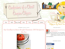 Tablet Screenshot of confessionsofaclosetcouponclipper.blogspot.com
