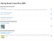 Tablet Screenshot of ispringbreakcostarica.blogspot.com