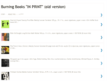 Tablet Screenshot of burningbooksinprint.blogspot.com