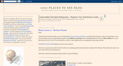 Desktop Screenshot of 1000placesblog.blogspot.com