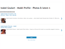Tablet Screenshot of izabel-goulart-hot.blogspot.com