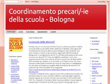 Tablet Screenshot of coordinamentoprecariscuolabologna.blogspot.com