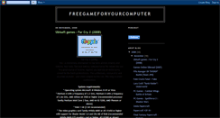 Desktop Screenshot of freegameonline1.blogspot.com