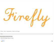 Tablet Screenshot of fireflycreativedesign.blogspot.com