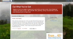 Desktop Screenshot of eatwhatyouvegot.blogspot.com
