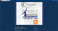 Desktop Screenshot of jornadaspsicodeportiva.blogspot.com