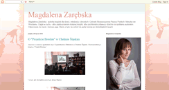 Desktop Screenshot of magdalenazarebska.blogspot.com