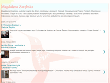 Tablet Screenshot of magdalenazarebska.blogspot.com