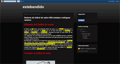 Desktop Screenshot of estebandido3210.blogspot.com